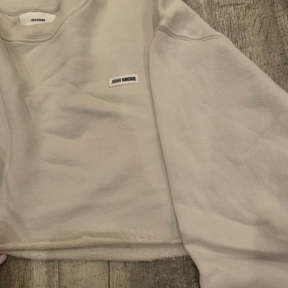 Joah Brown cropped sweatshirt - Picture 6 of 6